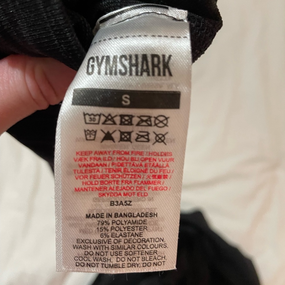 Gymshark Black Space-Dye Seamless Leggings - Picture 3 of 3